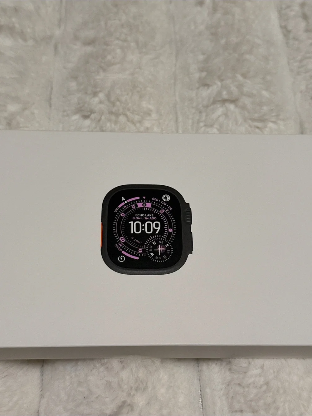 Apple Watch Ultra 3 49mm Titanium Case with Black Milanese Loop